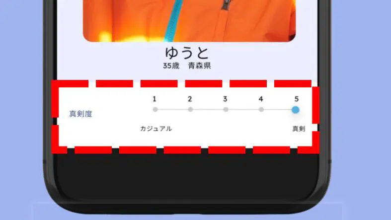 Anemone ユーザーの真剣度のイメージ
