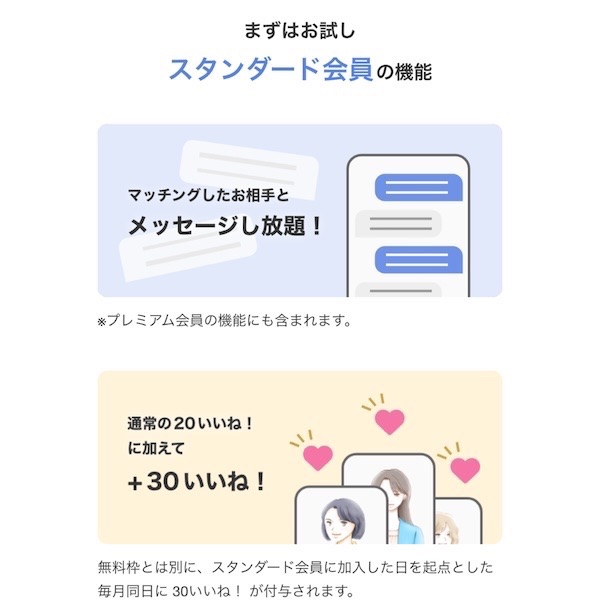 無料会員（スタンダードプラン）でできること